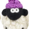 Best Sweater Shop Knitted Sheep with Bobble Hat Lilac - Large