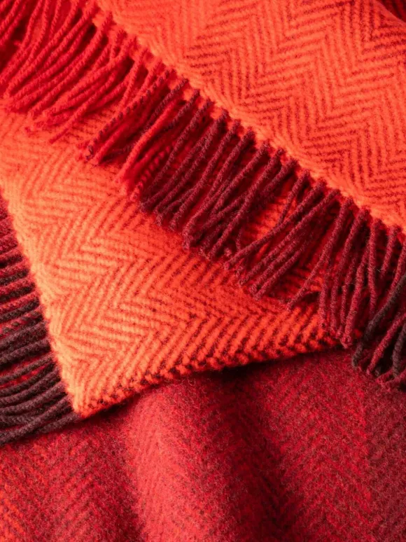 Fashion Sweater Shop Wool and Cashmere Throw Col.1441